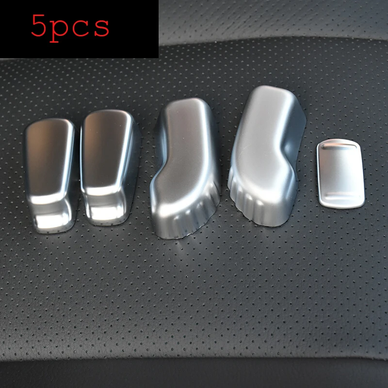 For Nissan X-trail xtrail T32/Rogue 2014-2017 car body cover Chrome ABS seat adjustment knob button switch trim parts 5pcs
For Nissan X-trail xtrail T32/Rogue 2014-2017 car body cover Chrome ABS seat adjustment knob button switch trim parts 5pcs