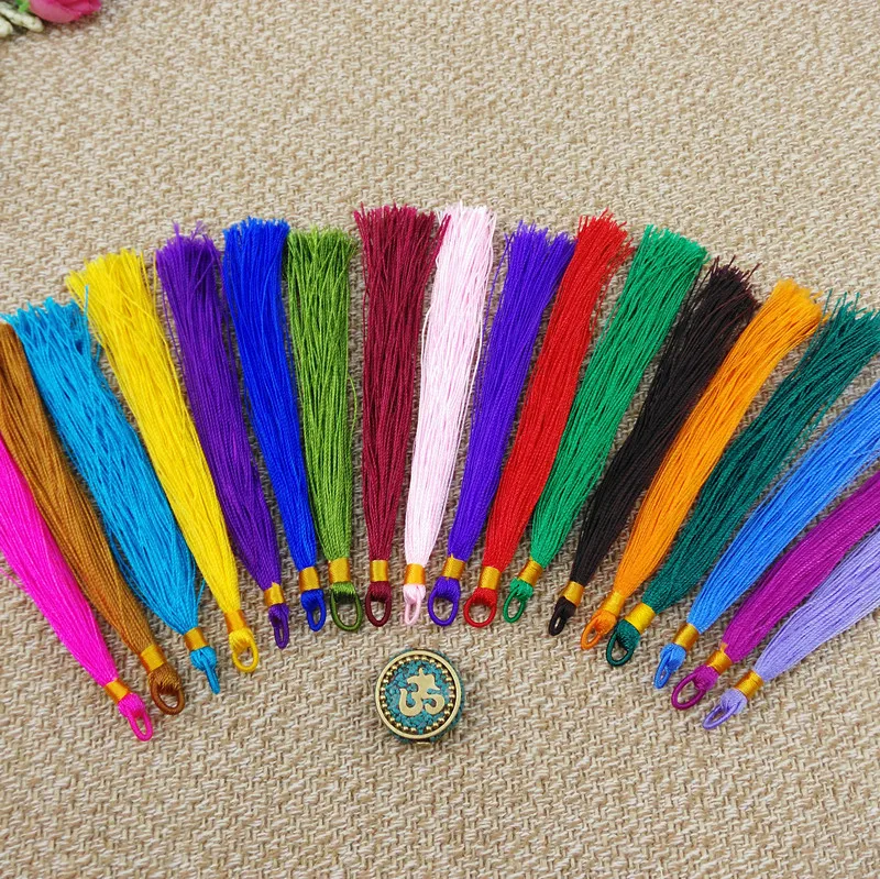 Nylon Small ring to be Hairpin bookmark fabric DIY accessories Small tassels tassel Chinese knot hanging spike
Nylon Small ring to be Hairpin bookmark fabric DIY accessories Small tassels tassel Chinese knot hanging spike