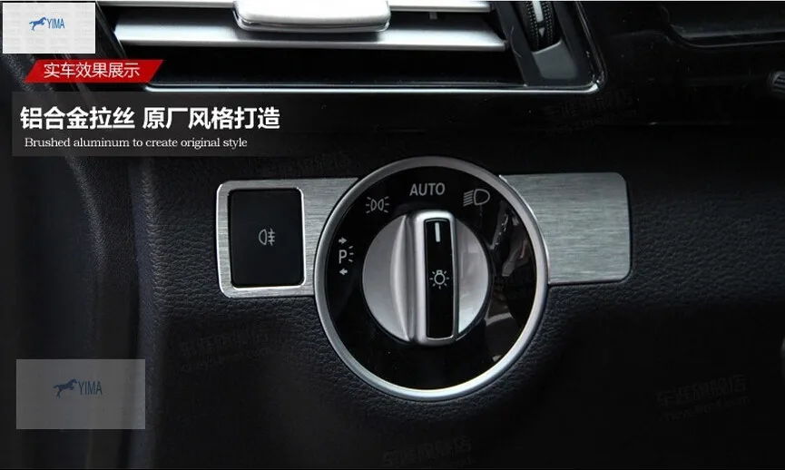 Interior For Mercedes - Benz GLA X156 2014 2015 LOW-Equipment Metal Head light lamp switch button Frame Cover Trim 2pcs
Interior For Mercedes - Benz GLA X156 2014 2015 LOW-Equipment Metal Head light lamp switch button Frame Cover Trim 2pcs