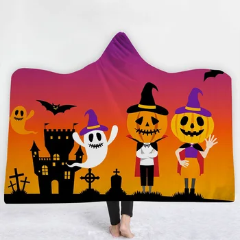 Halloween terror Hooded Blanket Floral Sherpa Fleece Lotus Wearable Throw Blanket Microfiber on Sofa Thick warm
Halloween terror Hooded Blanket Floral Sherpa Fleece Lotus Wearable Throw Blanket Microfiber on Sofa Thick warm