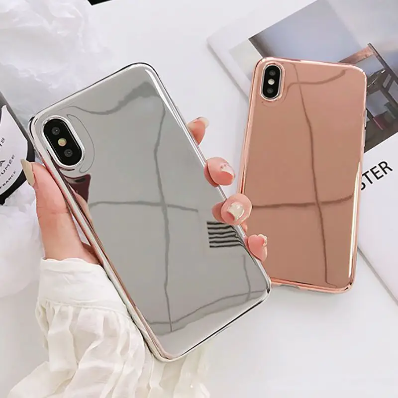 Luxury IMD Clear Mirror Phone Case For iphone X XS XR XS Max 6 6S 7 8 Plus Funny Cool ins Style Couples protection Back Cover
Luxury IMD Clear Mirror Phone Case For iphone X XS XR XS Max 6 6S 7 8 Plus Funny Cool ins Style Couples protection Back Cover