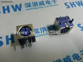 NEW 50PCS PS2 socket 6P purple mouse with shielded S-Video socket outlet keyboard
NEW 50PCS PS2 socket 6P purple mouse with shielded S-Video socket outlet keyboard