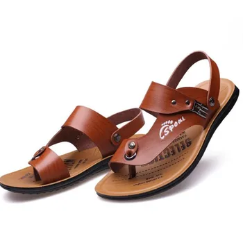 Muhuisen Men Leather New Famous Brand Casual Men Sandals Slippers Summer Shoes Beach Men Sandals
Muhuisen Men Leather New Famous Brand Casual Men Sandals Slippers Summer Shoes Beach Men Sandals