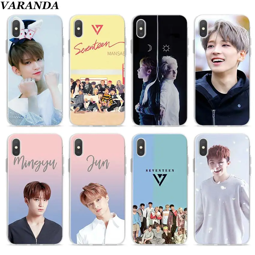 Seventeen KPOP Band Boy Clear Case for Apple iPhone 7 8 Plus 6 6s Plus 5 5s X XR XS MAX TPU Soft cases Coque
Seventeen KPOP Band Boy Clear Case for Apple iPhone 7 8 Plus 6 6s Plus 5 5s X XR XS MAX TPU Soft cases Coque