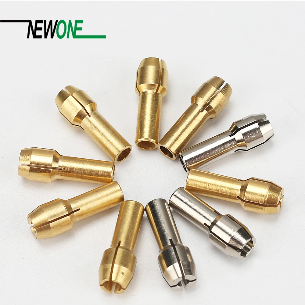 New 10Pcs Brass Drill Chucks Collet Bits 0.5-3.2mm 4.3mm Shank for Dremel Rotary Tool
New 10Pcs Brass Drill Chucks Collet Bits 0.5-3.2mm 4.3mm Shank for Dremel Rotary Tool