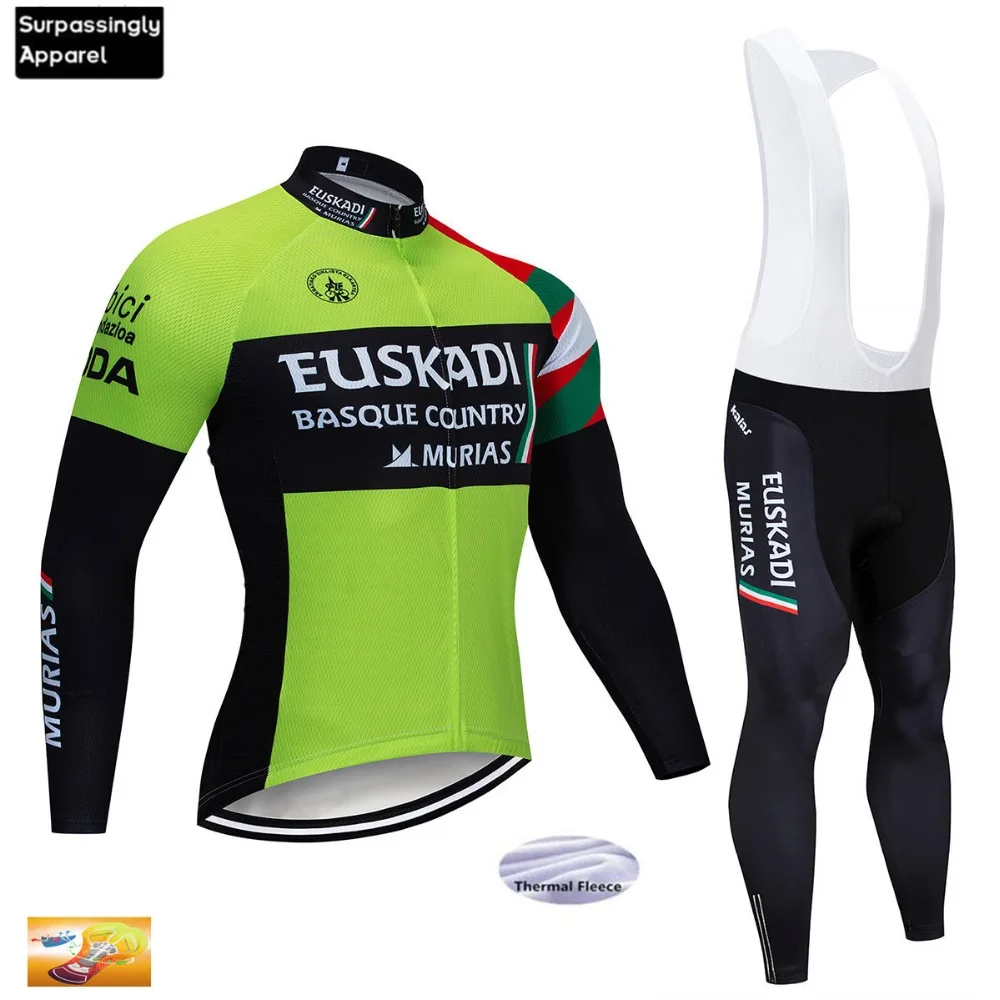2019 Cycling Jersey EUSKADI Winter Fleece Racing Team Long Sleeve Cycling Pad 16D MTB Bike Bicycle Jersey Cycling Clothing Sets
2019 Cycling Jersey EUSKADI Winter Fleece Racing Team Long Sleeve Cycling Pad 16D MTB Bike Bicycle Jersey Cycling Clothing Sets
