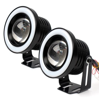 LEEPEE 2pcs/set Colorful Angel Eyes Universal Daytime Running Lights DRL Car Fog Lamps COB Light Source Car Accessories
LEEPEE 2pcs/set Colorful Angel Eyes Universal Daytime Running Lights DRL Car Fog Lamps COB Light Source Car Accessories
