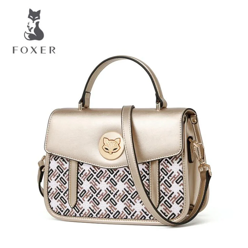 FOXER brand bags Female handbag 2018 new ins printed shoulder bag pouch Korean fashion crossbody bag tide
FOXER brand bags Female handbag 2018 new ins printed shoulder bag pouch Korean fashion crossbody bag tide