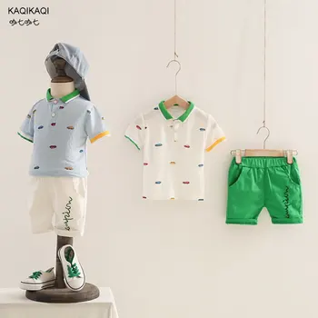 2019Fashion Children's clothing sets baby boy clothes suit summer cotton boy short sleeve gentlem Po T-shirt+Shorts Suits 2pce
2019Fashion Children's clothing sets baby boy clothes suit summer cotton boy short sleeve gentlem Po T-shirt+Shorts Suits 2pce