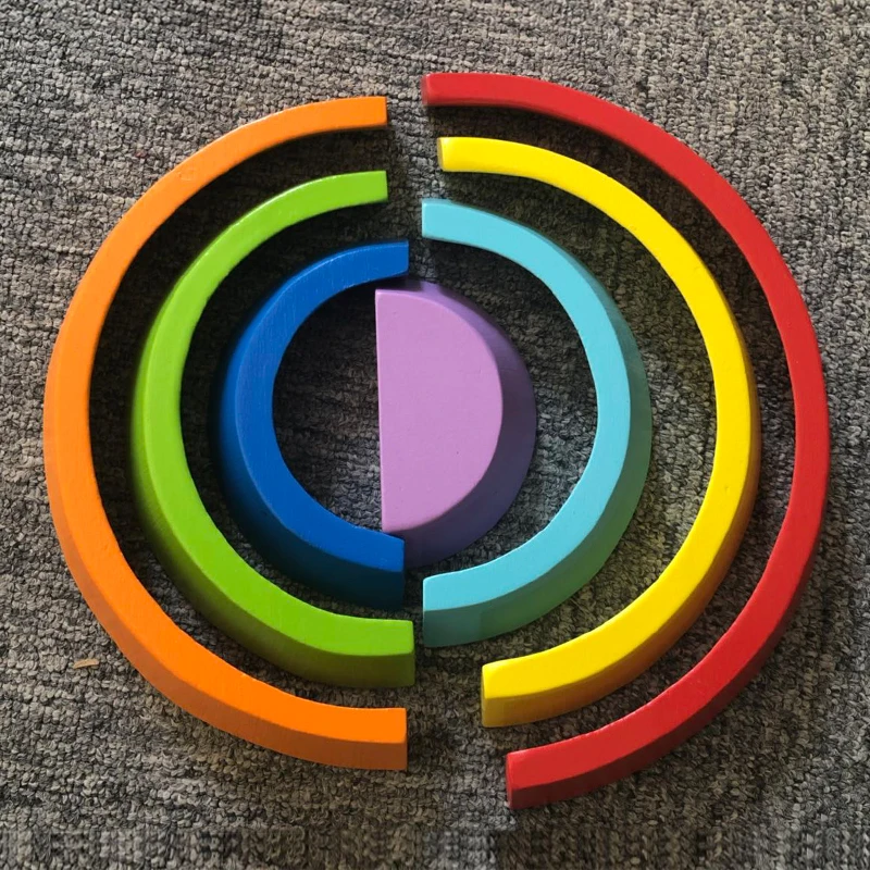 Wooden block rainbow kids children building blocks wooden toys baby early learning montessori educational
Wooden block rainbow kids children building blocks wooden toys baby early learning montessori educational