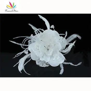 Wholesale Bridesmaid Bridal Wedding Fascinator Light Ivory Feather Handmade Hair Flower CT1575
Wholesale Bridesmaid Bridal Wedding Fascinator Light Ivory Feather Handmade Hair Flower CT1575