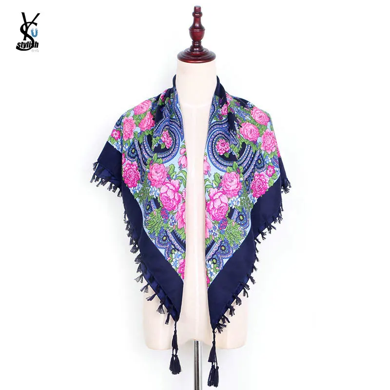 Russian Brand Camellia Floral Folk Shawl Winter Ethic Blossom Printing Head Wrap Cotton Tasseled Square Scarf Handkerchief YG263
Russian Brand Camellia Floral Folk Shawl Winter Ethic Blossom Printing Head Wrap Cotton Tasseled Square Scarf Handkerchief YG263