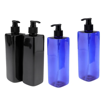 4 Pack of Refillable 500ML Plastic Pump Bottles with Screw On Lotion Pump for Refillable Cosmetic, Black & Blue
4 Pack of Refillable 500ML Plastic Pump Bottles with Screw On Lotion Pump for Refillable Cosmetic, Black & Blue