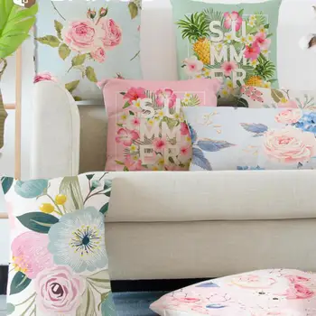 Summer Style Butterfly Flower Cushion Garland Stamens Bud Floral Print Pastoral Bird Green Leaves Pineapple Plant Throw Pillows
Summer Style Butterfly Flower Cushion Garland Stamens Bud Floral Print Pastoral Bird Green Leaves Pineapple Plant Throw Pillows