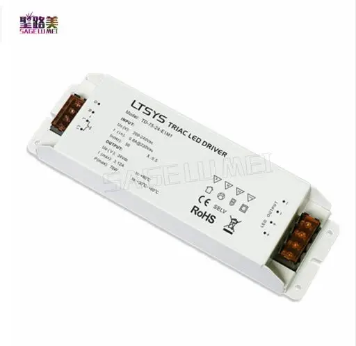 Бесплатная доставка LTECH TD 75 24 E1M1 Интеллектуальный светодиодный драйвер DC В 3.1A Вт