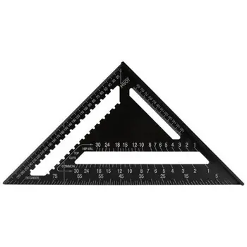 12 inch high-grade triangle ruler High precision triangle ruler Aluminum profile triangle ruler Black triangle ruler 30 cm
12 inch high-grade triangle ruler High precision triangle ruler Aluminum profile triangle ruler Black triangle ruler 30 cm