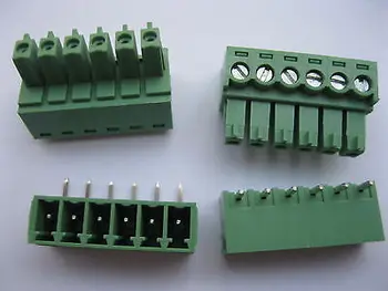 12 pcs Screw Terminal Block Connector 3.5mm Angle 6 pin/way Green Pluggable Type
12 pcs Screw Terminal Block Connector 3.5mm Angle 6 pin/way Green Pluggable Type