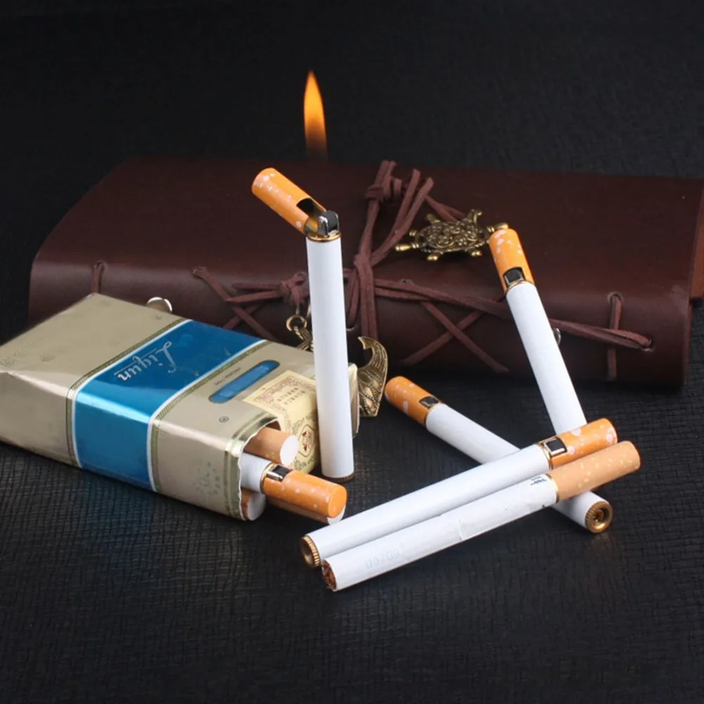Mini Cigarette Shaped Lighter Grinding Wheel Open Flame Lighter Plasma Windproof Cigar Lighter without Liquid
Mini Cigarette Shaped Lighter Grinding Wheel Open Flame Lighter Plasma Windproof Cigar Lighter without Liquid