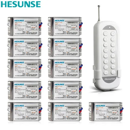 HS-QA161 2216W 1N11 85V-265V 11 Channels Wireless RF Disconnect Remote Control Switch Learning Code Switch Through Walls
HS-QA161 2216W 1N11 85V-265V 11 Channels Wireless RF Disconnect Remote Control Switch Learning Code Switch Through Walls