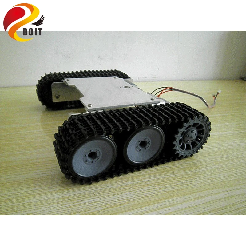 Оригинальный Радиоуправляемый комплект робот танк автомобиль шасси для arduino