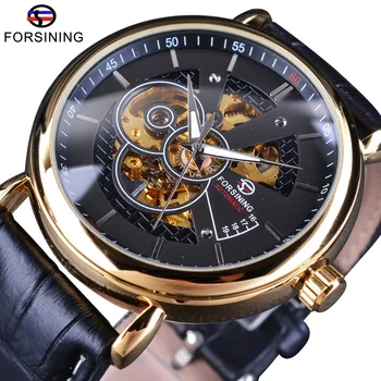 Forsining Men Of Taste Series Transparent Men Automatic Self Wind Wrist Watches Top Brand Luxury Skeleton Mechanical Men Watch
Forsining Men Of Taste Series Transparent Men Automatic Self Wind Wrist Watches Top Brand Luxury Skeleton Mechanical Men Watch