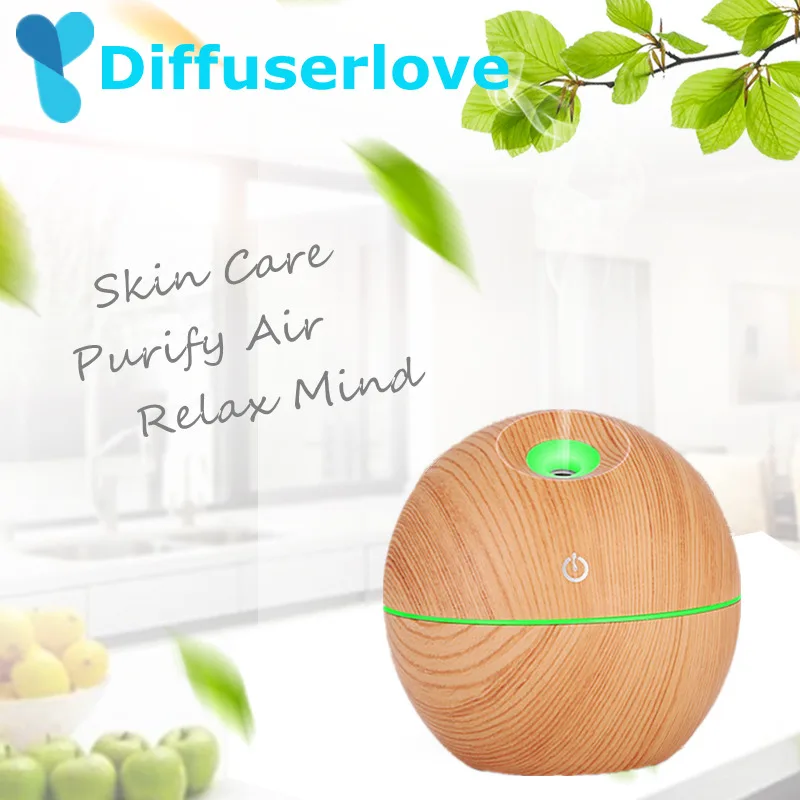 Diffuserlove 130ml USB Air Humidifier Aromatherapy Essential Oil Diffuser Ultrasonic Aroma Mist Maker With 7 Colors LED Light
Diffuserlove 130ml USB Air Humidifier Aromatherapy Essential Oil Diffuser Ultrasonic Aroma Mist Maker With 7 Colors LED Light