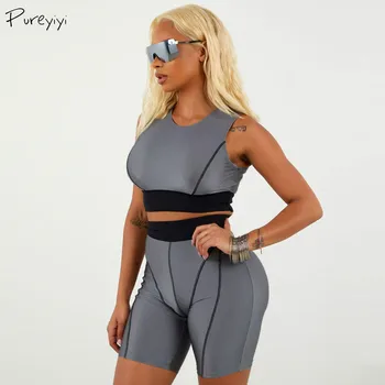 Women Yoga Set 2 Pcs Sport Suits Solid Color Sleeveless Tops and Shorts Leggings Gym Fitness Running Lady Athletic Sportswear
Women Yoga Set 2 Pcs Sport Suits Solid Color Sleeveless Tops and Shorts Leggings Gym Fitness Running Lady Athletic Sportswear