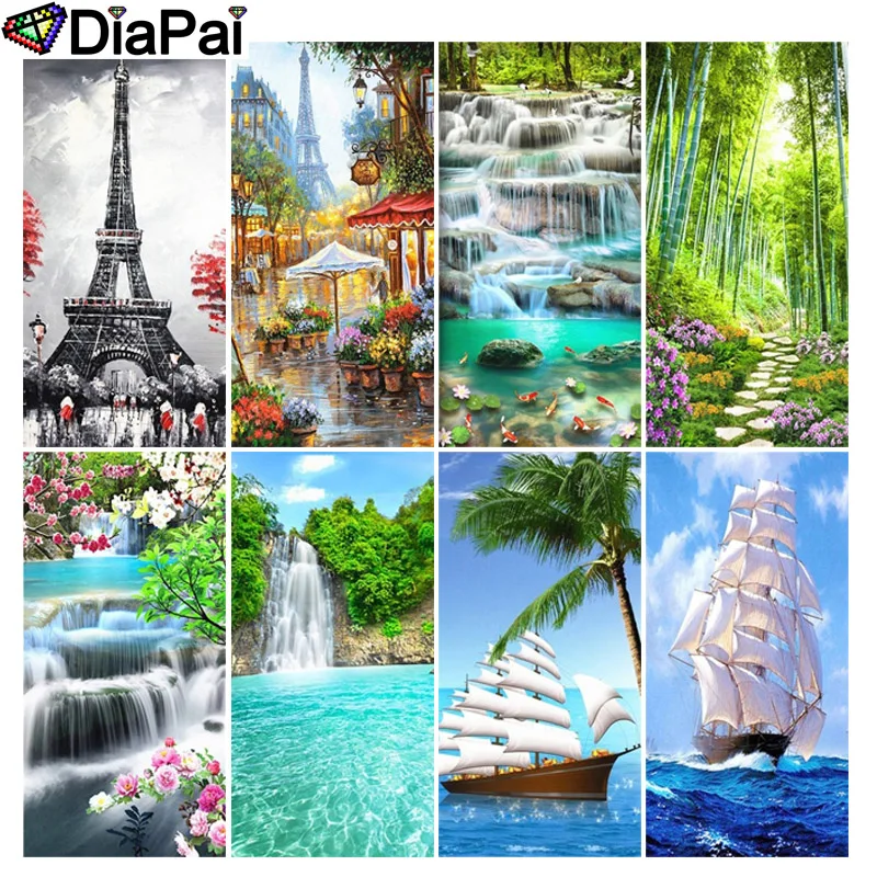 DIAPAI 5D DIY Diamond Painting Full Square/Round Drill "Beautiful scenery of the tower" 3D Embroidery Cross Stitch 5D Decor Gift
DIAPAI 5D DIY Diamond Painting Full Square/Round Drill "Beautiful scenery of the tower" 3D Embroidery Cross Stitch 5D Decor Gift