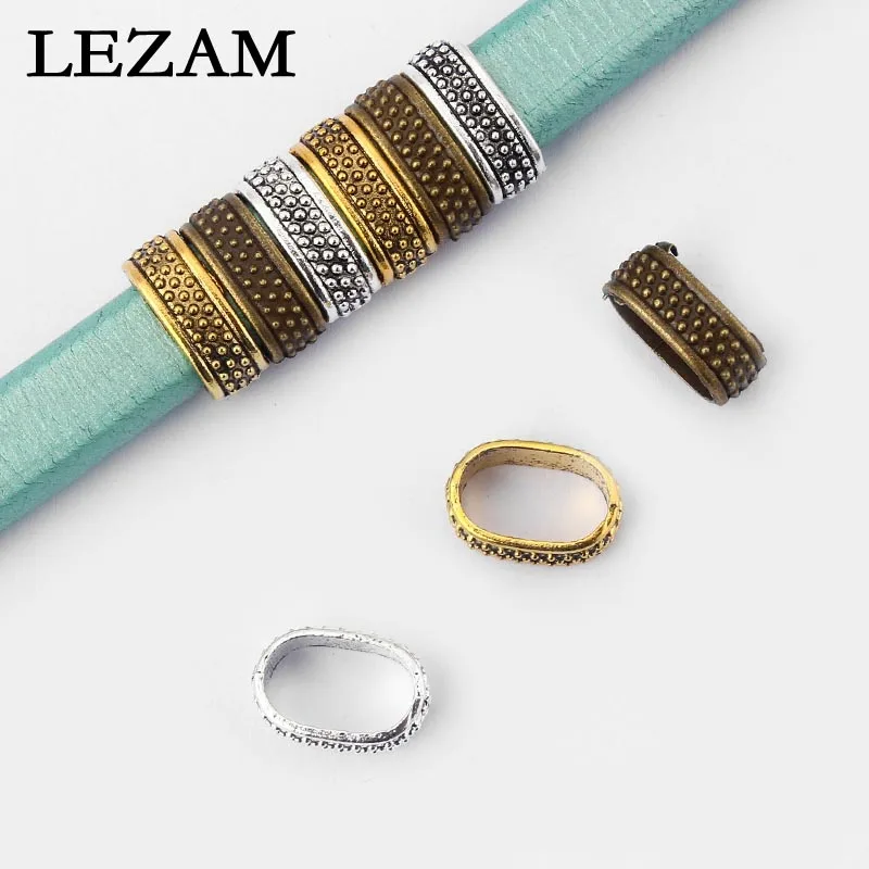 20pcs Antique Silver/Bronze/Gold Flat Carved Beads Slider Spacer For 10*6mm Licorice Leather Cord Jewelry Findings Accessories
20pcs Antique Silver/Bronze/Gold Flat Carved Beads Slider Spacer For 10*6mm Licorice Leather Cord Jewelry Findings Accessories