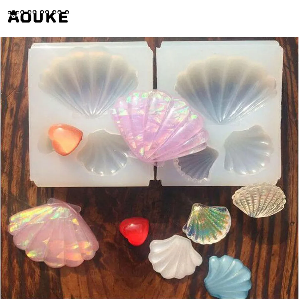Aouke Shell Shape Rubber Translucent Silicone Molds 3D Glue Pendant Epoxy Mold Candy Biscuits Cake Decorating DIY Baking Tools
Aouke Shell Shape Rubber Translucent Silicone Molds 3D Glue Pendant Epoxy Mold Candy Biscuits Cake Decorating DIY Baking Tools