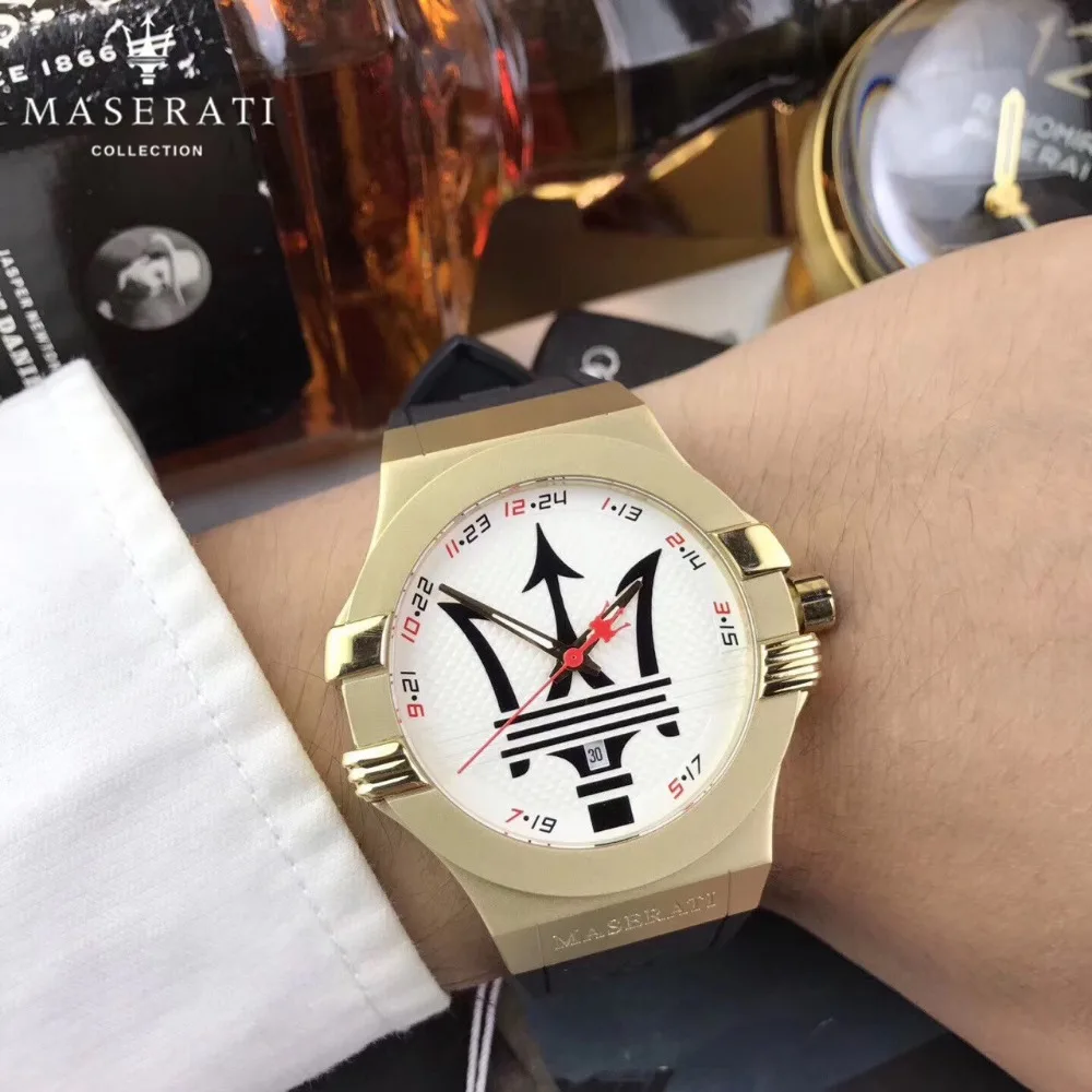 Maserati Wristwatches Fashion Men Stainless Steel Wrist Watch Mens Top Brand luxury Quartz Waterproof Calendar Watches 7894126
Maserati Wristwatches Fashion Men Stainless Steel Wrist Watch Mens Top Brand luxury Quartz Waterproof Calendar Watches 7894126
