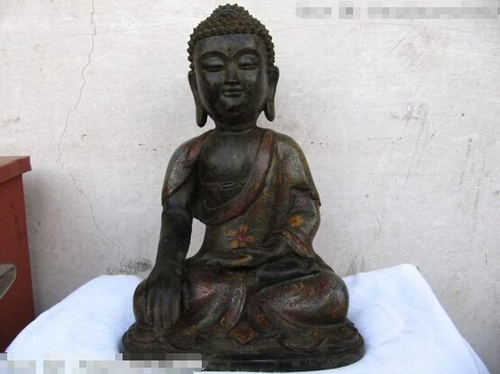 USPS to USA S0286 14" Tibet Buddhism exquisite Copper Bronze cloisonne Sakyamuni Buddha Statue (B0328)
USPS to USA S0286 14" Tibet Buddhism exquisite Copper Bronze cloisonne Sakyamuni Buddha Statue (B0328)