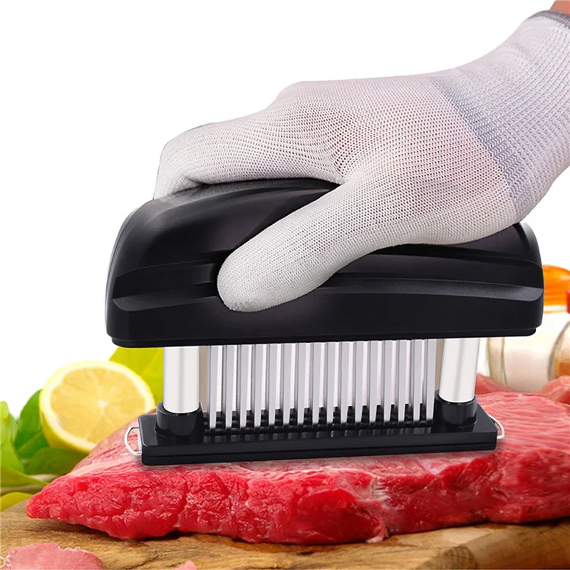 Stainless Steel Meat Tenderizer Needle with 48 Blade Kitchen Gadget Cooking Tools Broken Muscle Meat Chopper SJCFCJ36
Stainless Steel Meat Tenderizer Needle with 48 Blade Kitchen Gadget Cooking Tools Broken Muscle Meat Chopper SJCFCJ36