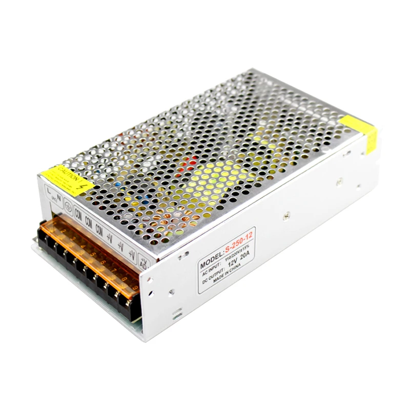 ac dc 12v switching power supply 250w led transformer 220v 12v alimentatore 12v power source led strip power supply 12V driver
ac dc 12v switching power supply 250w led transformer 220v 12v alimentatore 12v power source led strip power supply 12V driver