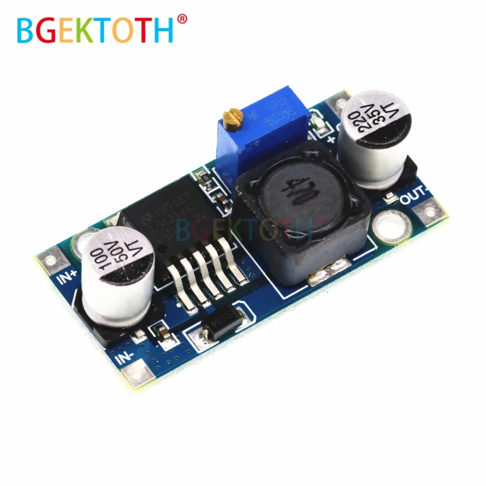 LM2596 DC-DC Buck module 3A Voltage regulator lm2596 LM2596S DC-DC 3-40V adjustable step-down power Supply module
LM2596 DC-DC Buck module 3A Voltage regulator lm2596 LM2596S DC-DC 3-40V adjustable step-down power Supply module