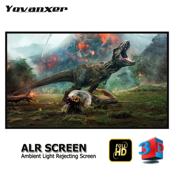 Ambient Light Rejecting ALR Slim Frame Projector Screen 80" - 150" Ultra-thin border Fixed Frame Anti-light Projection Screens
Ambient Light Rejecting ALR Slim Frame Projector Screen 80" - 150" Ultra-thin border Fixed Frame Anti-light Projection Screens