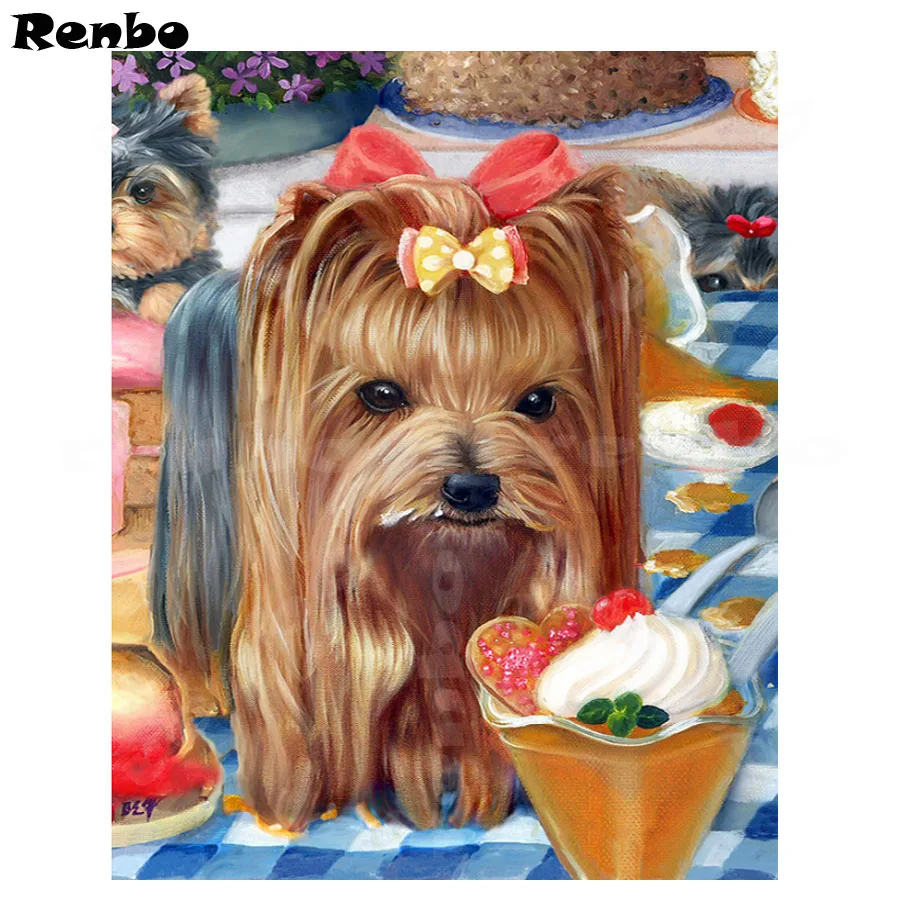 Yorkshire Terrier with ice cream 5D DIY Diamond Painting Cross Stitch of Diamonds Embroidery Mosaic 30*40 Home Living Room Decor
Yorkshire Terrier with ice cream 5D DIY Diamond Painting Cross Stitch of Diamonds Embroidery Mosaic 30*40 Home Living Room Decor