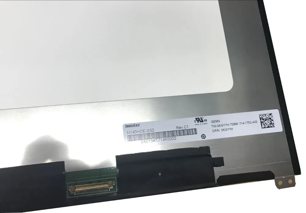 IPS Matrix for Laptop 14.0" N140HCE-G52 Rev.C1 DP/N 0KGYYH N140HCE G52 FHD 1920X1080 LCD Display Matte 30Pin Replacement
IPS Matrix for Laptop 14.0" N140HCE-G52 Rev.C1 DP/N 0KGYYH N140HCE G52 FHD 1920X1080 LCD Display Matte 30Pin Replacement