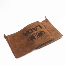 1 Pcs 30*30 CM Etiqueta Do Carro Lavar Toalha De Microfibra de Limpeza Do Carro Para Lada niva kalina granta priora largus vaz samara Carro Styling(China)