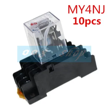 10PCS ZFU MY4NJ DC 12V 24V AC 110V 220V Coil 5A 4NO 4NC Green LED Indicator Power Relay DIN Rail 14 Pin time relay
10PCS ZFU MY4NJ DC 12V 24V AC 110V 220V Coil 5A 4NO 4NC Green LED Indicator Power Relay DIN Rail 14 Pin time relay