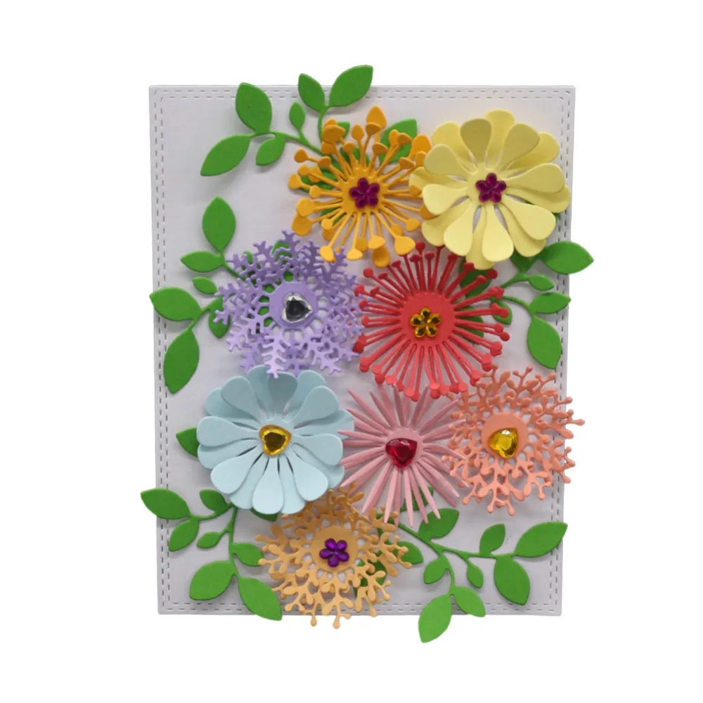 Flowers Set Metal Cutting Dies And Stamps For DIY Scrapbooking Card Making Album Embossing stitch Craft Birthday background Dies
Flowers Set Metal Cutting Dies And Stamps For DIY Scrapbooking Card Making Album Embossing stitch Craft Birthday background Dies