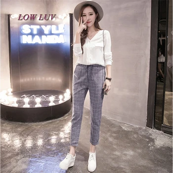 2017 Striped elastic waist cotton loose wide leg pants summer new casual brand pants high quality girl posture pants tb161
2017 Striped elastic waist cotton loose wide leg pants summer new casual brand pants high quality girl posture pants tb161