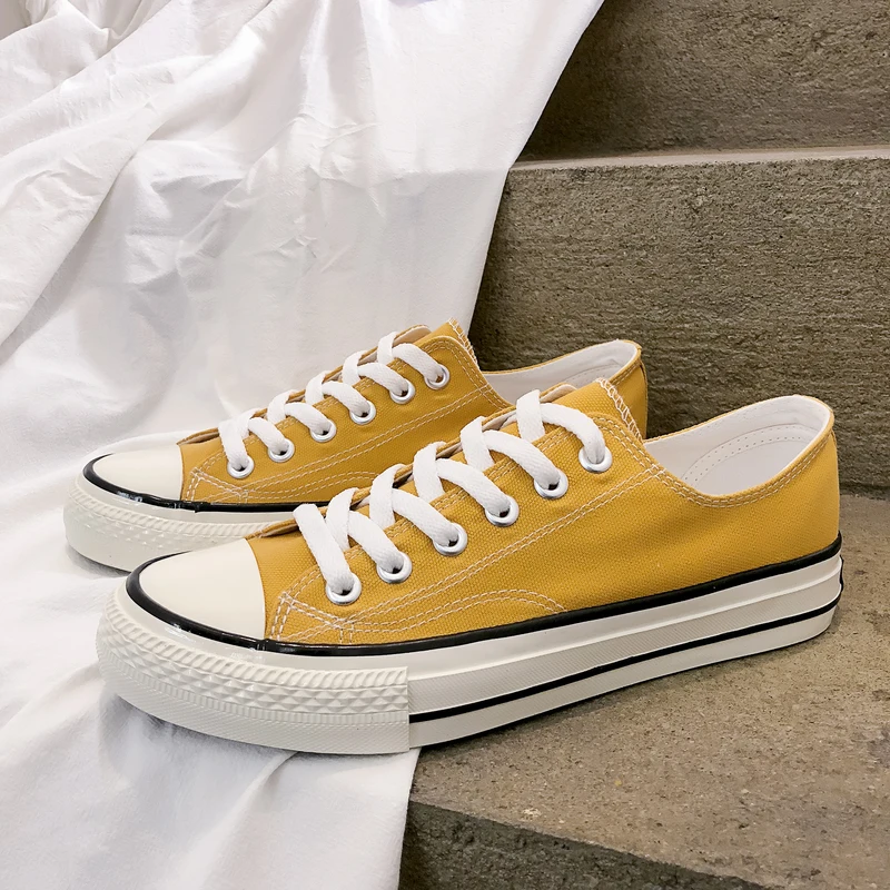 Classic Men Vulcanized Shoes Size 39-5-44 Youth Fashion Mens Shoes Black Yellow Boy Ankle Canvas Sneakers Flats Canvas Shoe Male
Classic Men Vulcanized Shoes Size 39-5-44 Youth Fashion Mens Shoes Black Yellow Boy Ankle Canvas Sneakers Flats Canvas Shoe Male