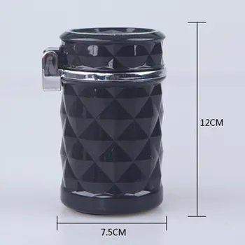 Luxury Black Auto Accessories Illuminated Ash Bin Car Ashtray Cigarette Led Light Cigarette Cylinder Holder Easy Clean
Luxury Black Auto Accessories Illuminated Ash Bin Car Ashtray Cigarette Led Light Cigarette Cylinder Holder Easy Clean