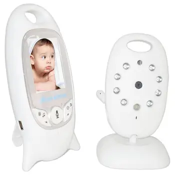 

Wireless 2.4GHz Video Baby Monitor 2.0 inch LCD Screen Color Security Camera 2 Way Talk Night Vision IR Temperature Monitoring