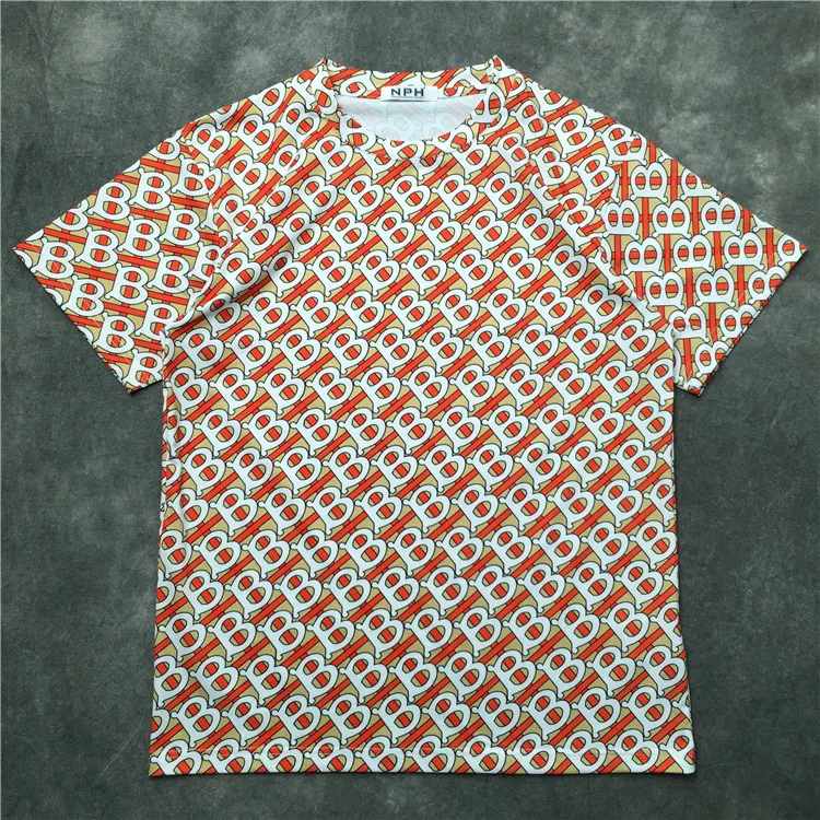 New High luxury Men Fashion T Shirts Full Of B Print Casual T-Shirt Hip Hop Skateboard Street Cotton T-Shirts Tee Top #Z5
New High luxury Men Fashion T Shirts Full Of B Print Casual T-Shirt Hip Hop Skateboard Street Cotton T-Shirts Tee Top #Z5