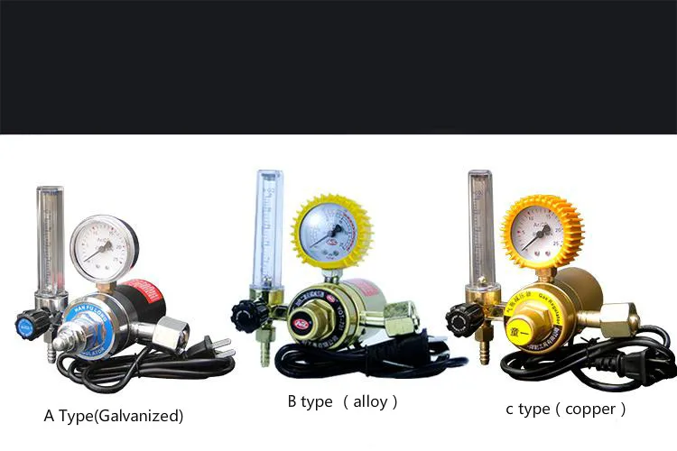 Co2 Pressure Reducing Meter Mixed Gas Heater 36C//220V Reducer Control Valve