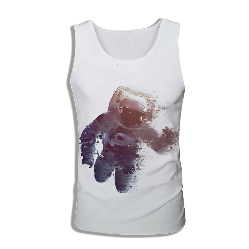 2019 New Fashion Men's Cool Print Astronaut 3D Tank Tops Man Hiphop Streetwear Punk Sleeveless vest Undershirts Dropshipping
2019 New Fashion Men's Cool Print Astronaut 3D Tank Tops Man Hiphop Streetwear Punk Sleeveless vest Undershirts Dropshipping
