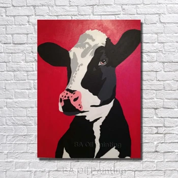 Free Shipping Handpainted Oil Painting On Canvas Cow Animal Oil Painting Abstract Modern Canvas Wall Picture Art No Framed
Free Shipping Handpainted Oil Painting On Canvas Cow Animal Oil Painting Abstract Modern Canvas Wall Picture Art No Framed