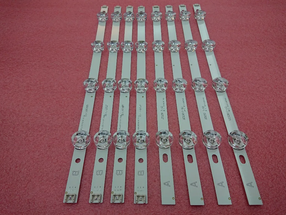 New 8 PCS/set LED backlight strip bar perfect compatible for LG 39 Inch TV 39LB561V 39LB5800 innotek DRT 3.0 39 inch A B
New 8 PCS/set LED backlight strip bar perfect compatible for LG 39 Inch TV 39LB561V 39LB5800 innotek DRT 3.0 39 inch A B